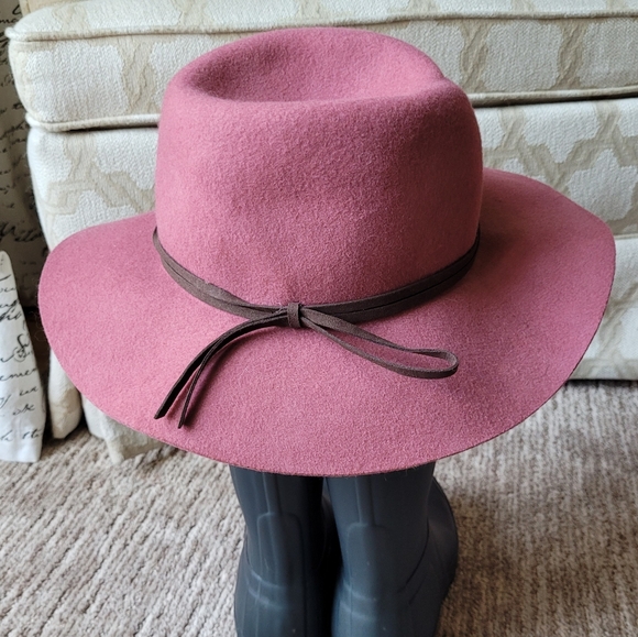 Women's Dusty Mauve Felt Hat - Picture 3 of 14